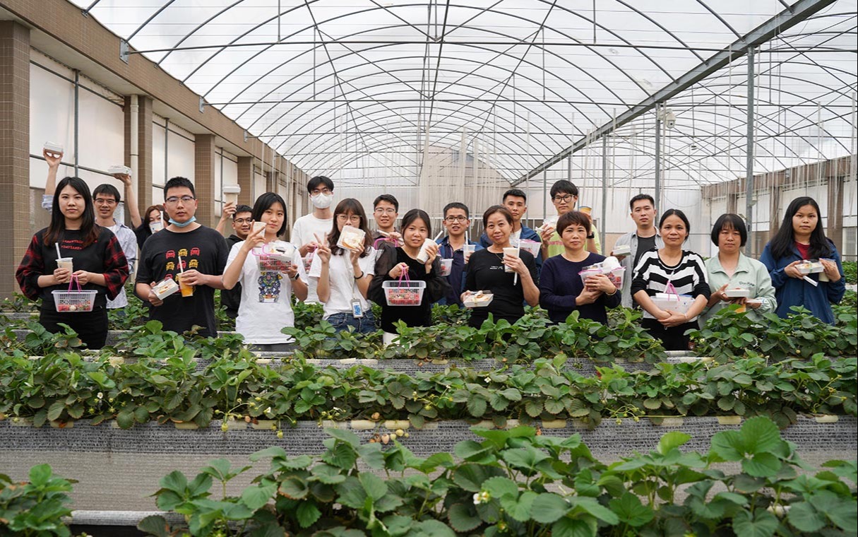 一個科技的今年會jinnianhui智慧大棚，一場別樣的草莓采摘，一群可愛的3月小壽星