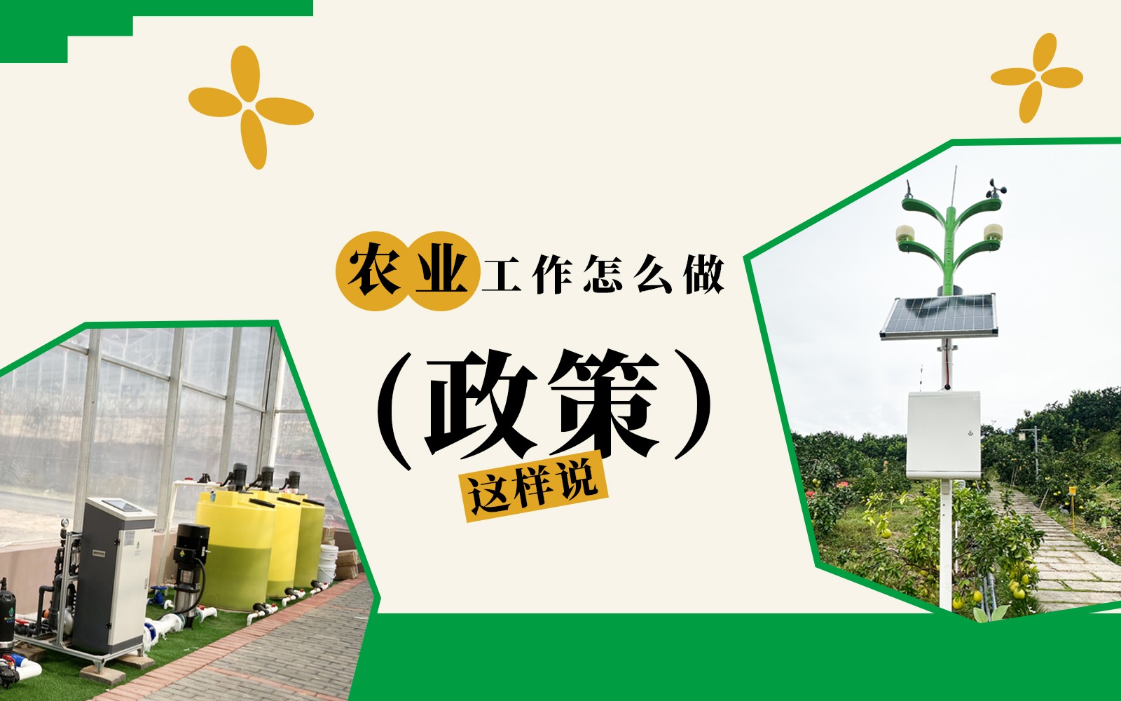 農業工作怎么做？這些政策說了！